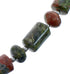 Native American Unakite Sterling Silver Bead Necklace JX126884